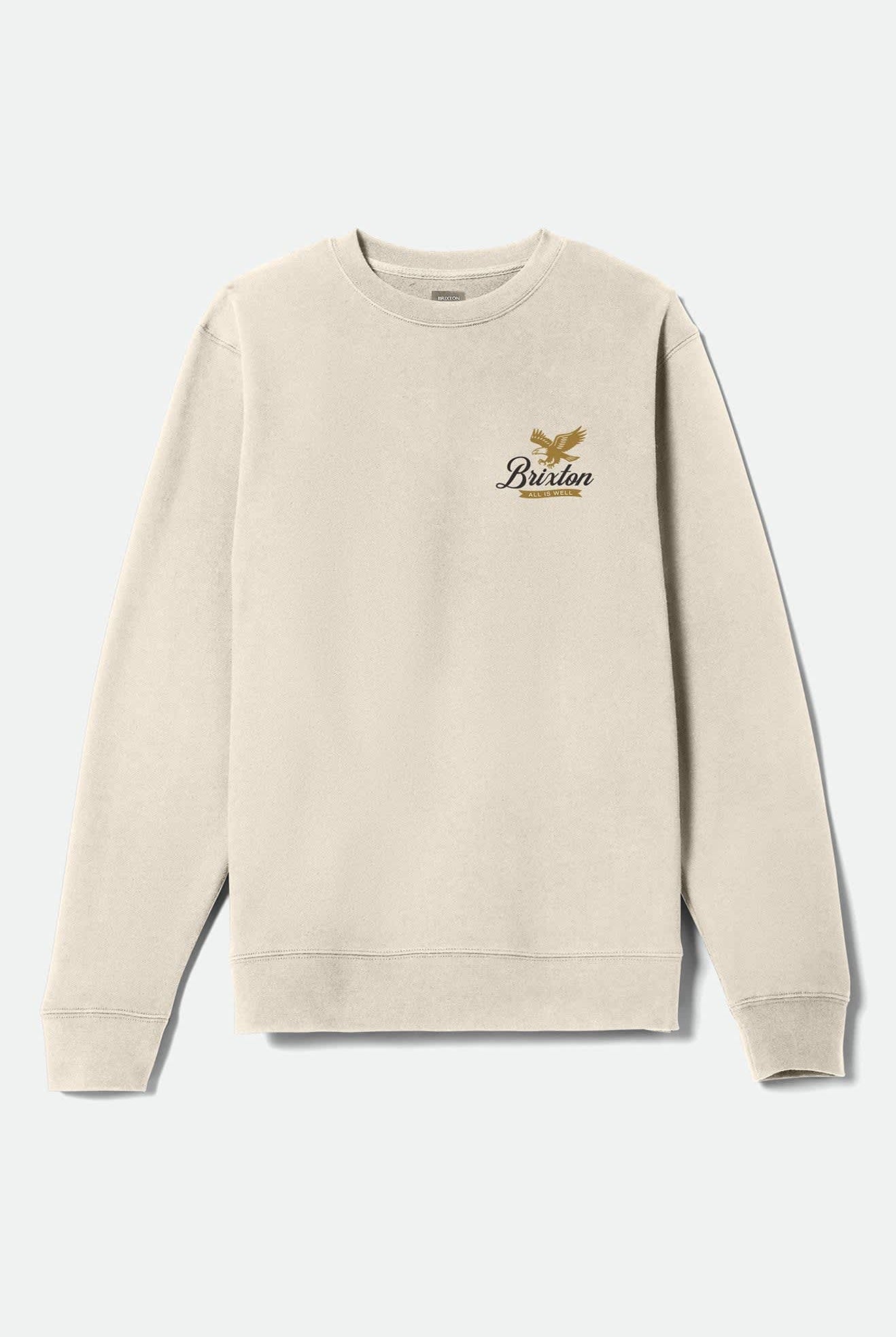 Men's Well Crew in the color Whitecap - Front Product View