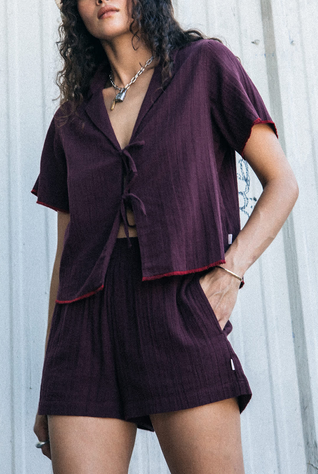 Women's Wandering Short in the color Port - Men's Lifestyle image