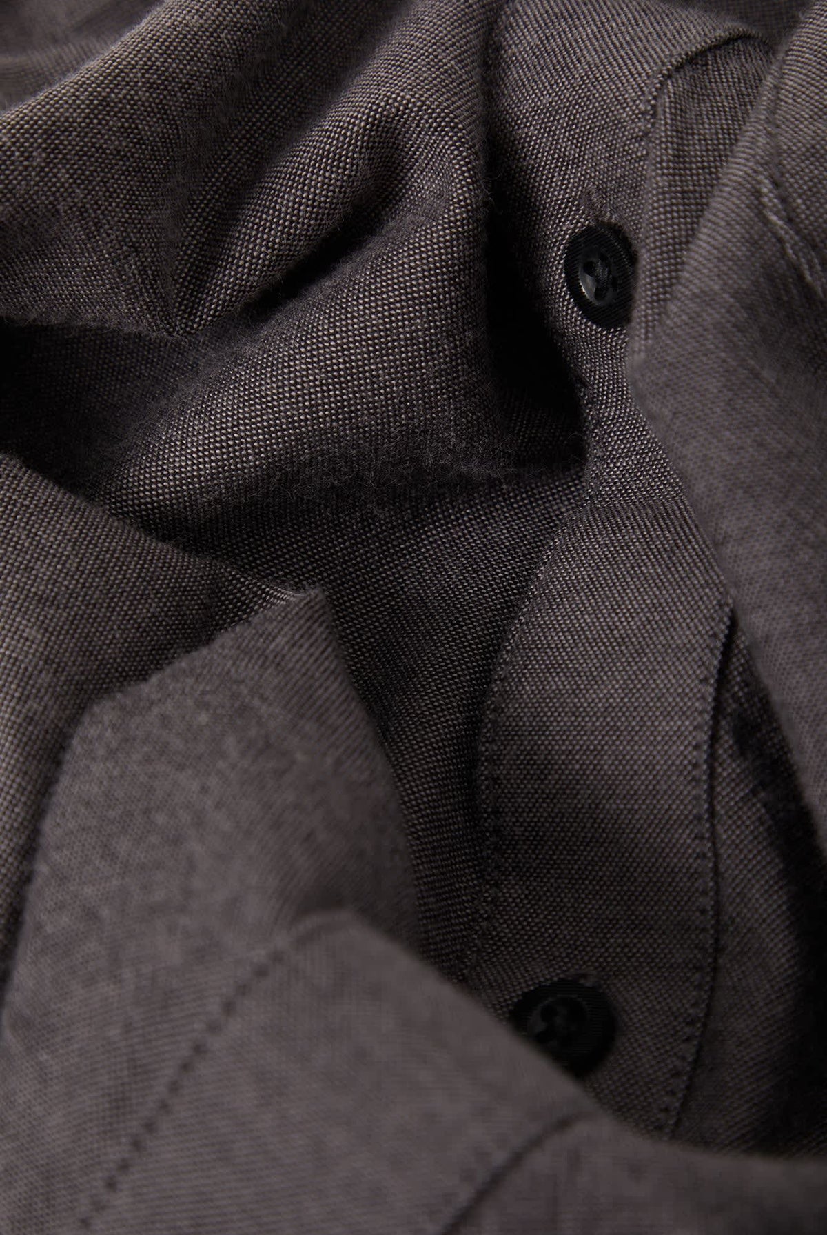 Men's Sanford Oxford Shirt in the color Charcoal - Additional Laydown image