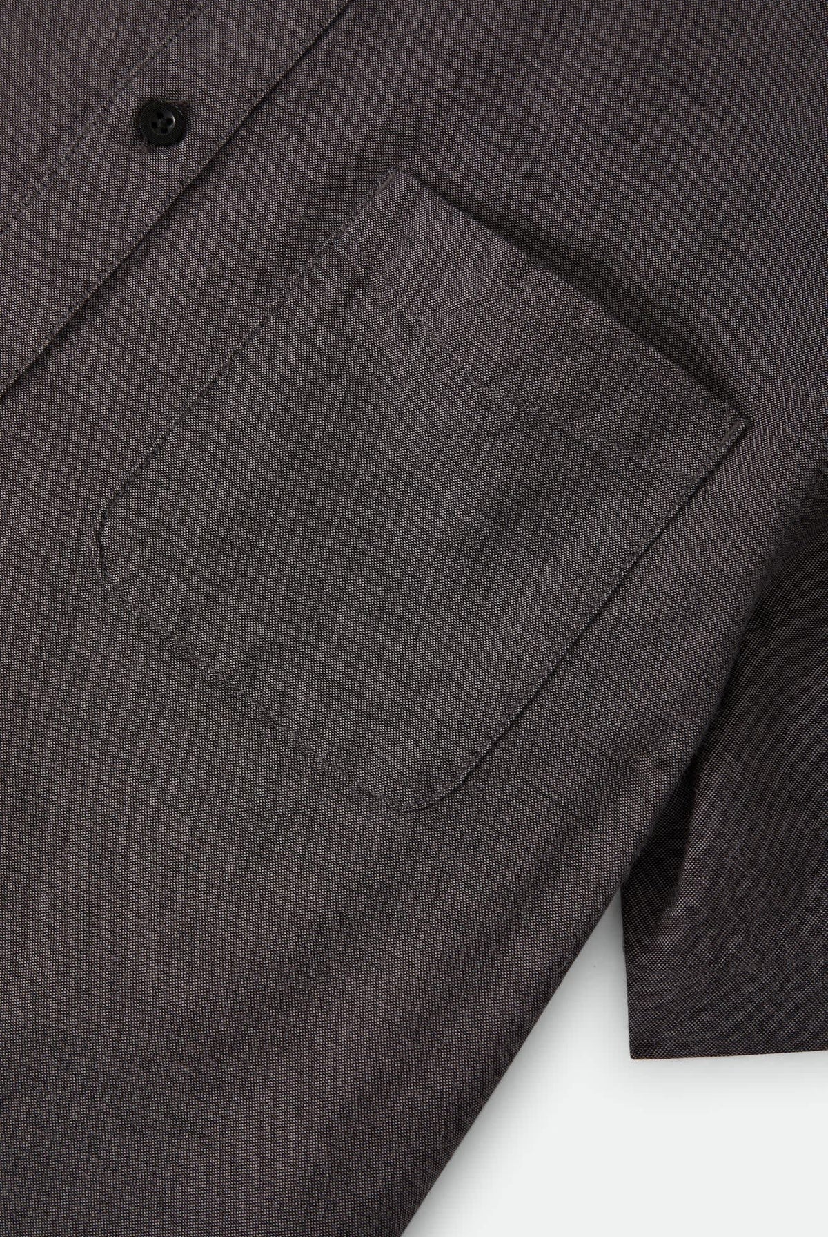 Men's Sanford Oxford Shirt in the color Charcoal - Additional Laydown image