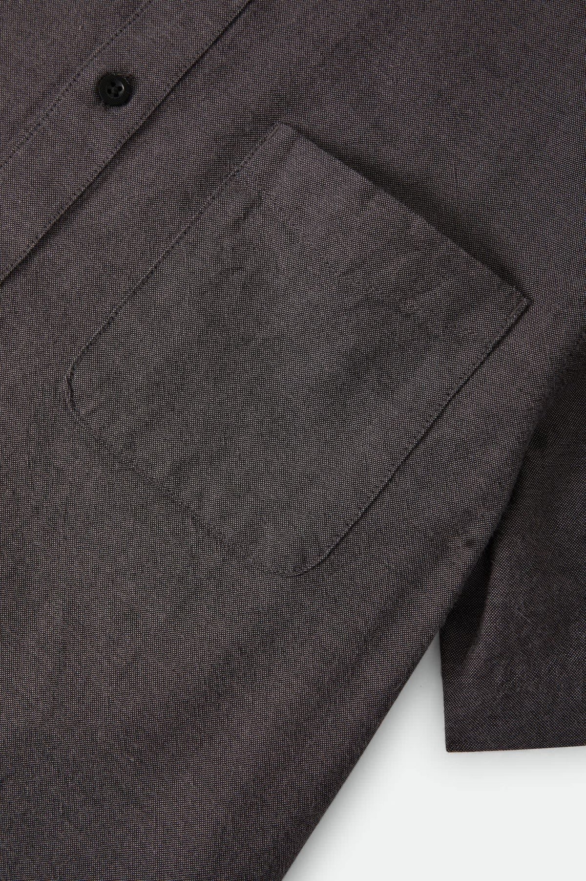 Men's Sanford Oxford Shirt in the color Charcoal - Additional Laydown image