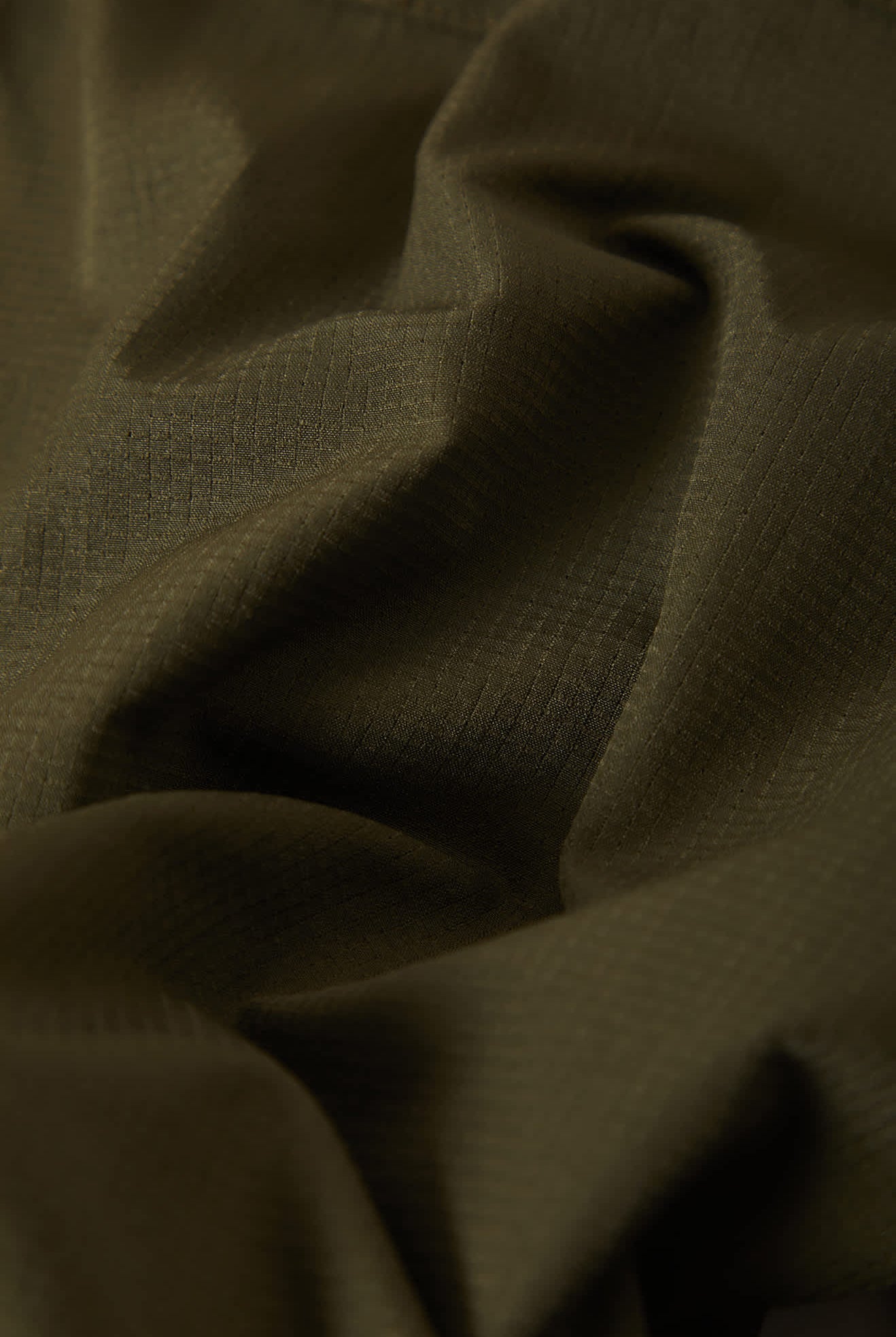 Men's Journey Lightweight Long Sleeve Shirt in the color Dark Olive - Additional Laydown image