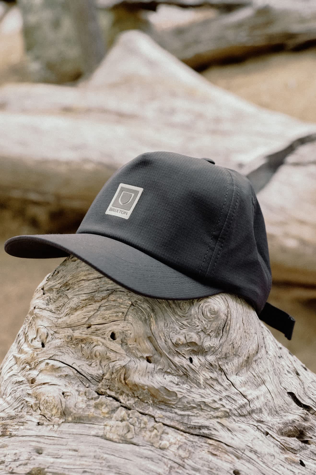 Men's Beta Journey Adjustable Hat in the color Black - Additional Laydown image