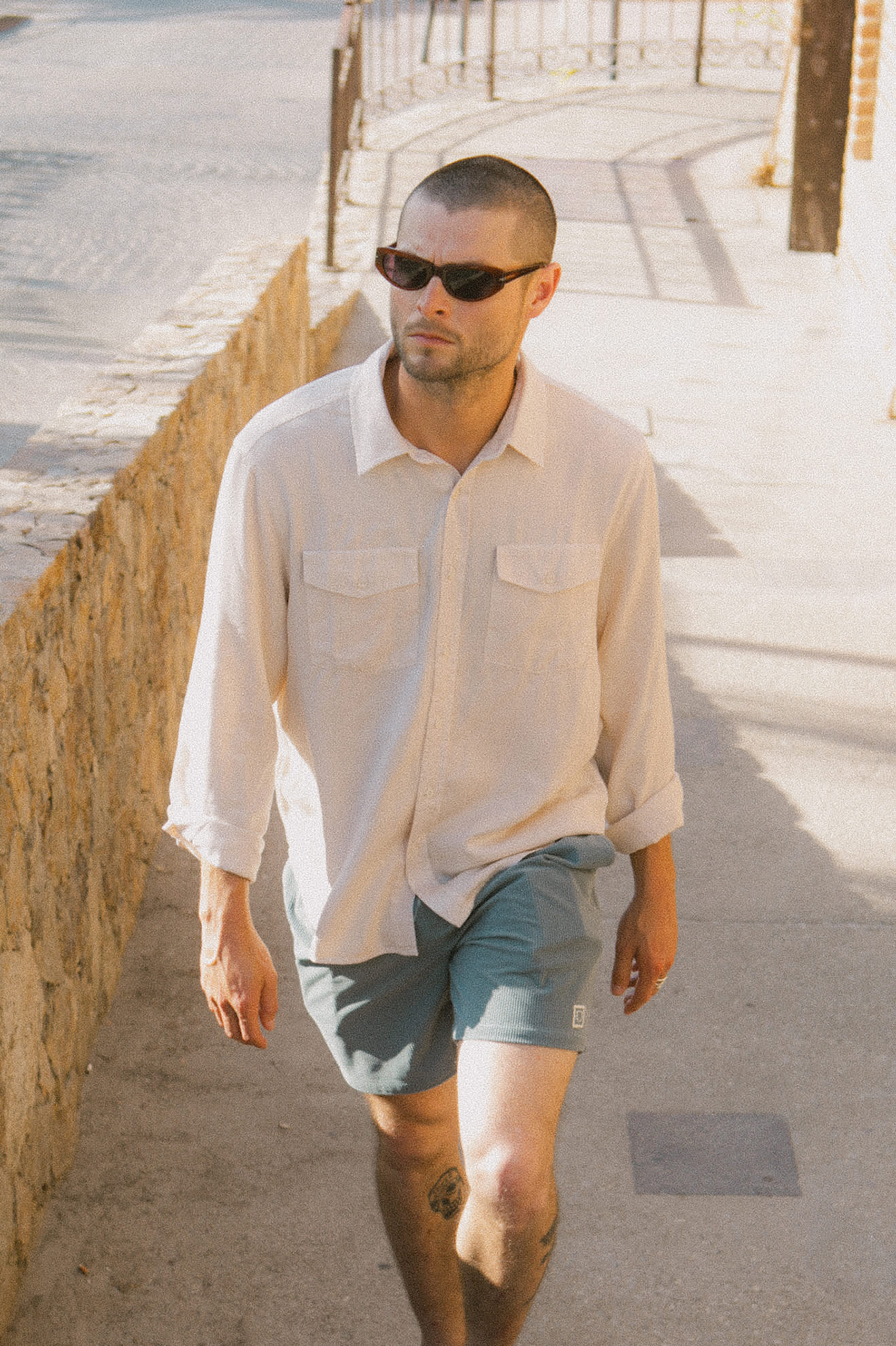 Men's Everyday Corduroy Short in the color Trooper - Men's Lifestyle image