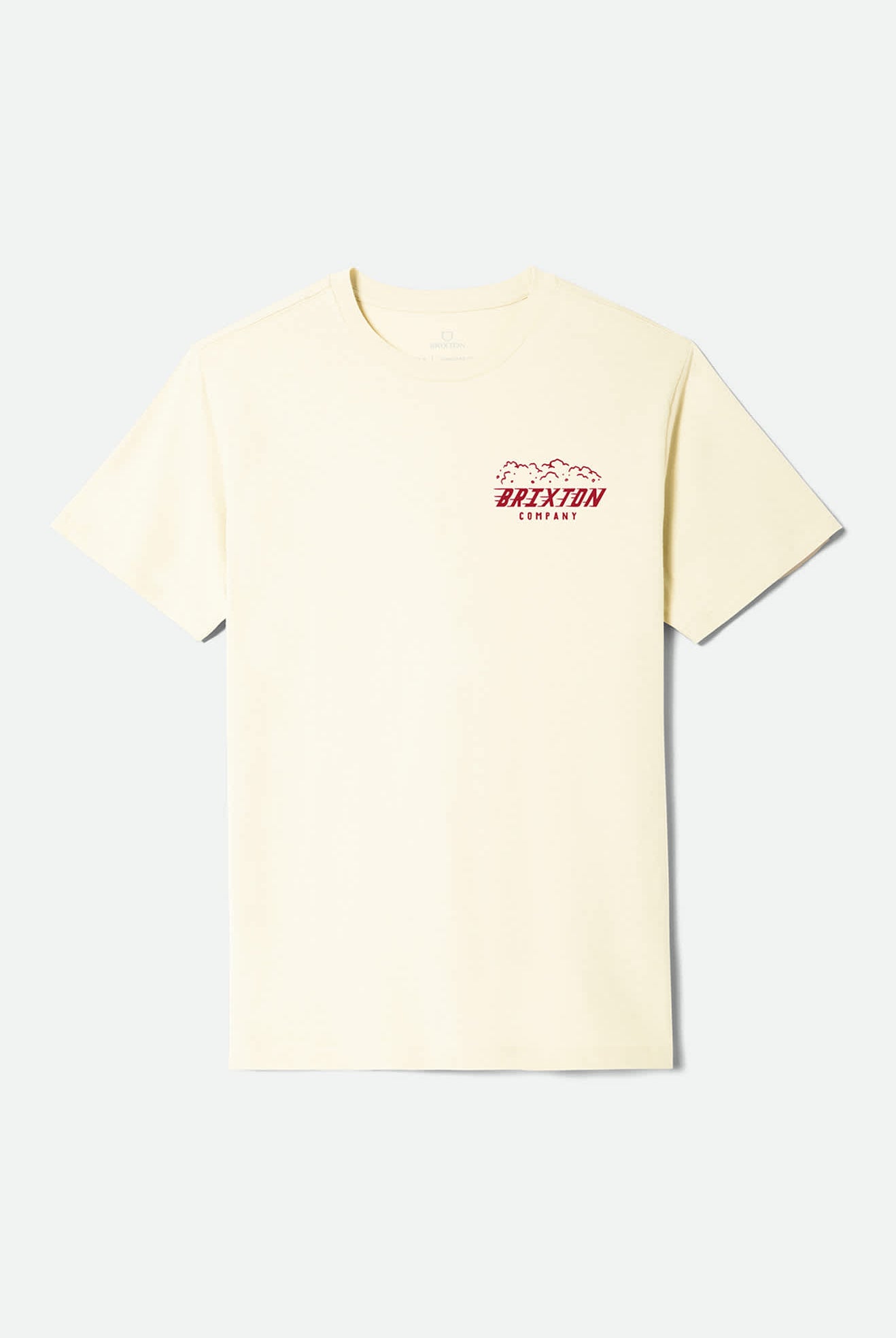 Men's Bulldogger Short Sleeve Standard T-Shirt in the color Cream - Front Product View