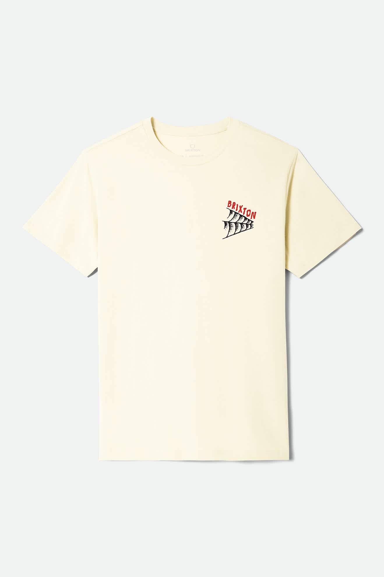 Men's Switchback Short Sleeve Standard T-Shirt in the color Cream - Front Product View