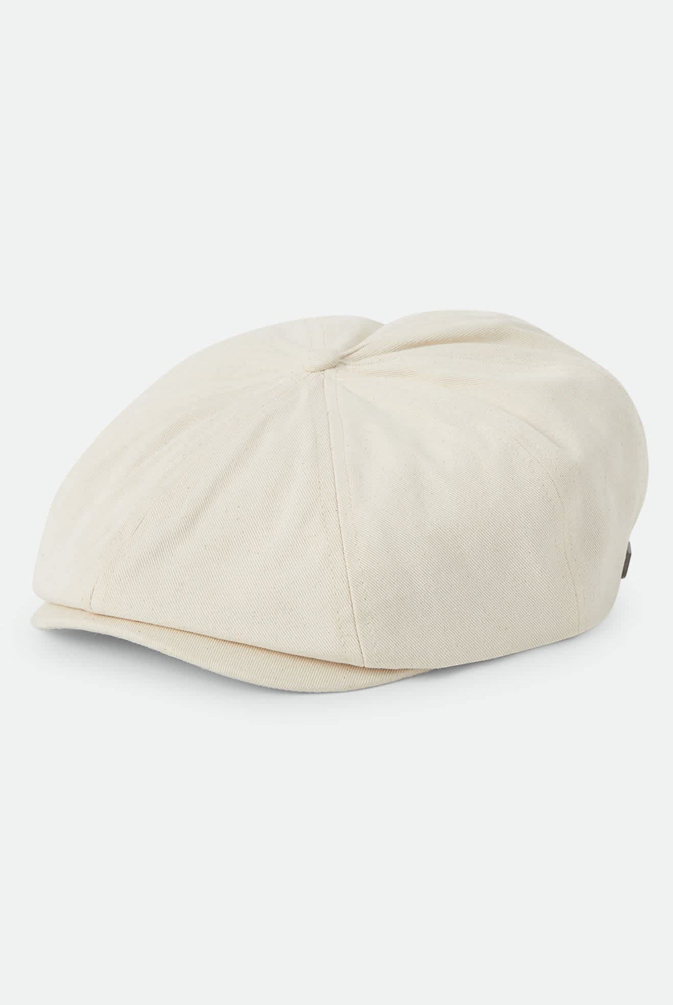 Unisex Brood Newsboy Cap in the color Egret White - Front Product View