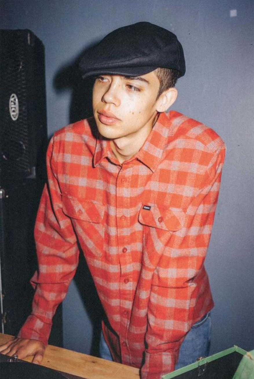 Brixton Unisex Hooligan Flat Cap - Grey/Black | Featured fit