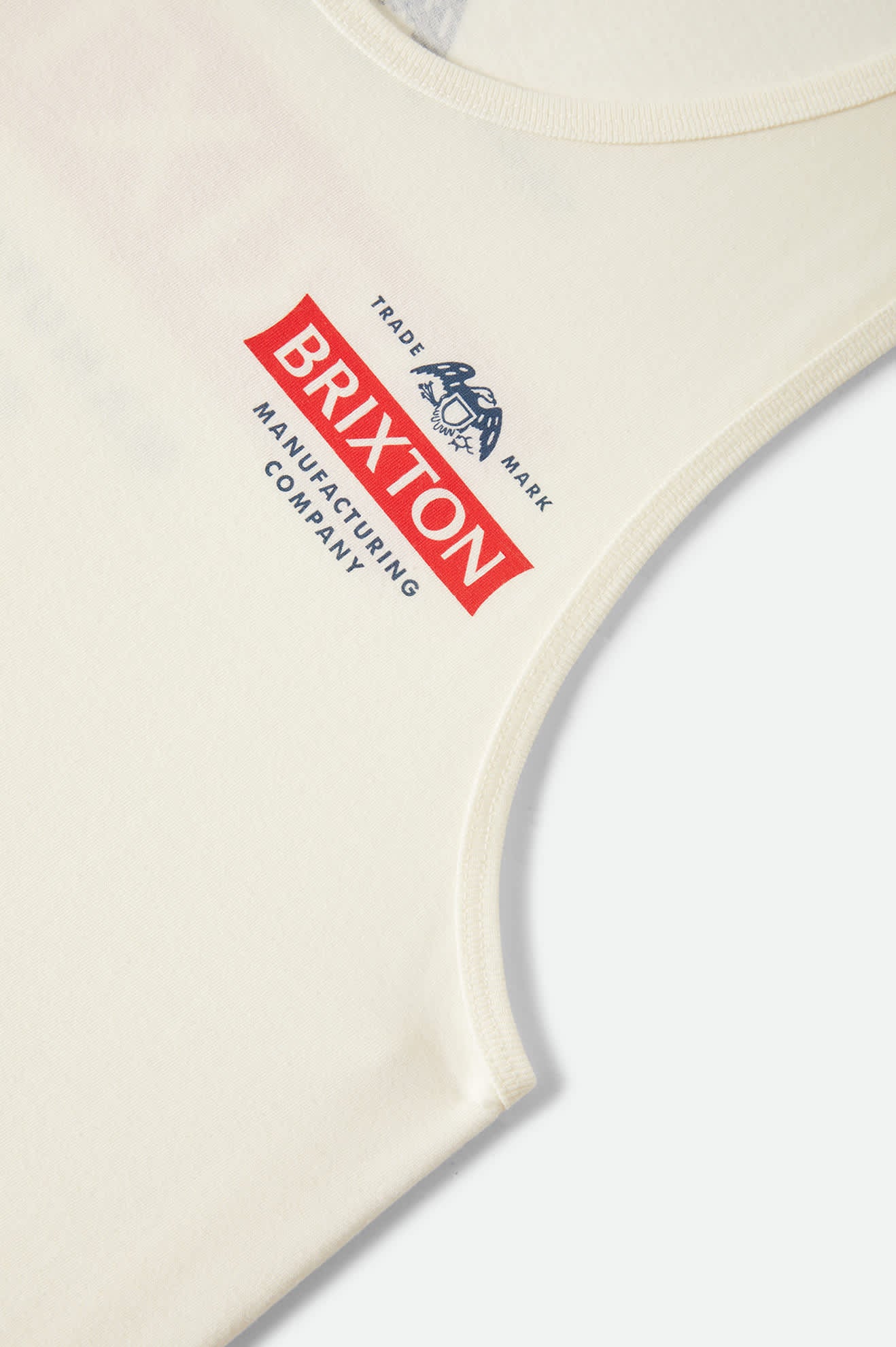 Men's Pinnacle Tank Top in the color Off White - Additional Laydown image