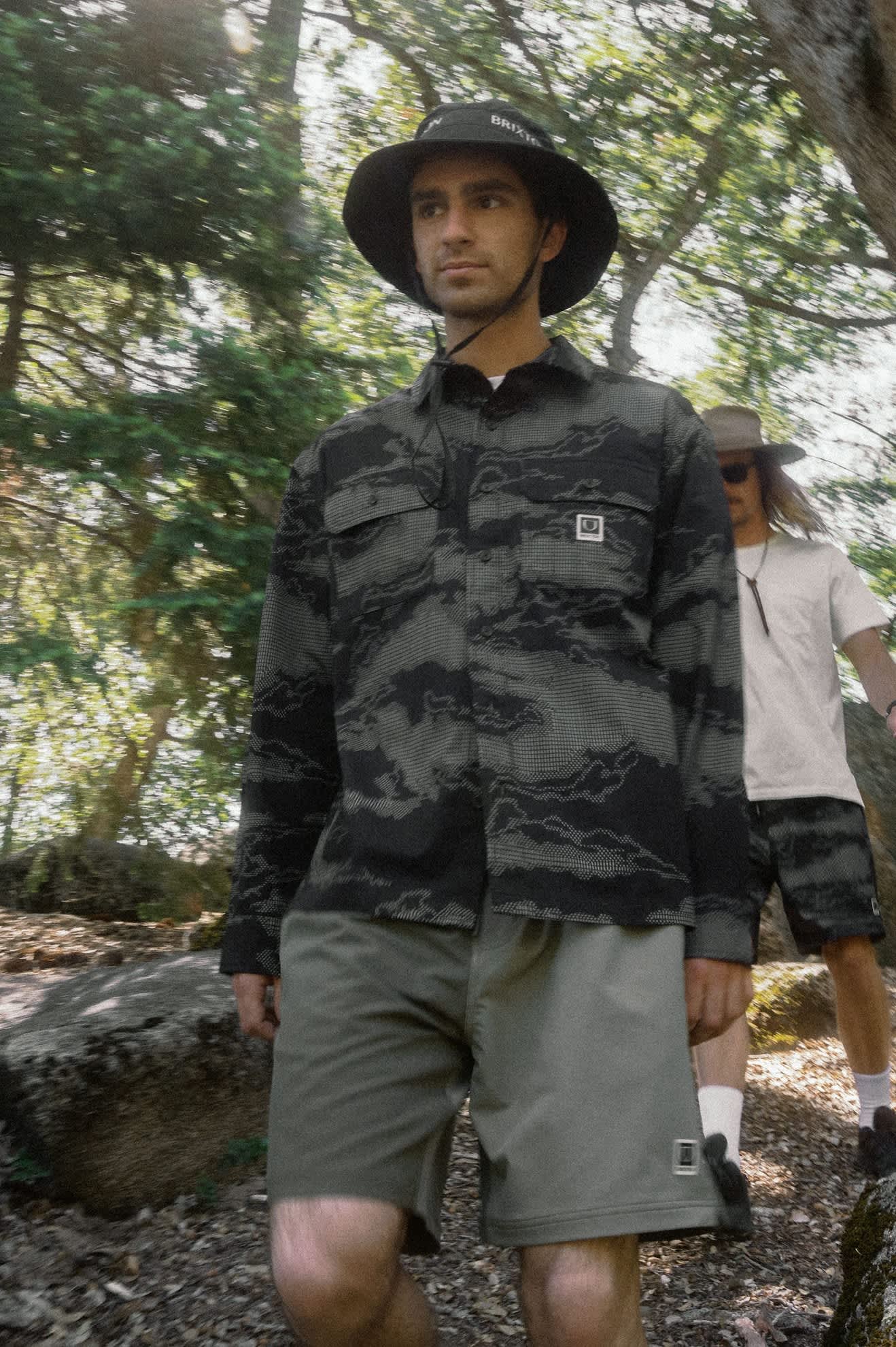 Men's Journey Lightweight Shirt in the color Black Camo - Men's Lifestyle image