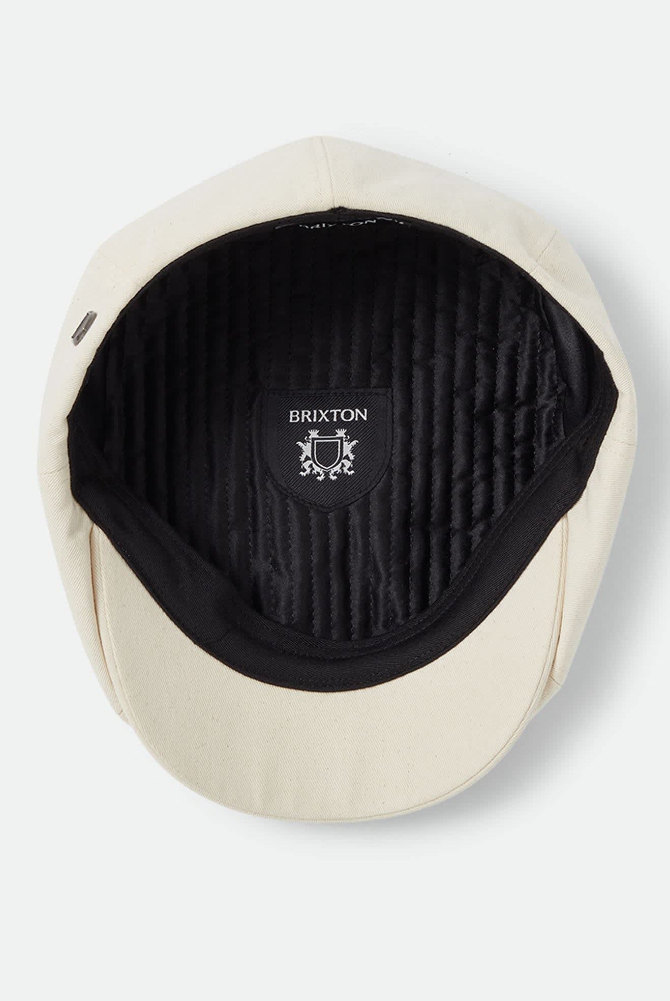 Unisex Brood Newsboy Cap in the color Egret White - Additional Laydown image