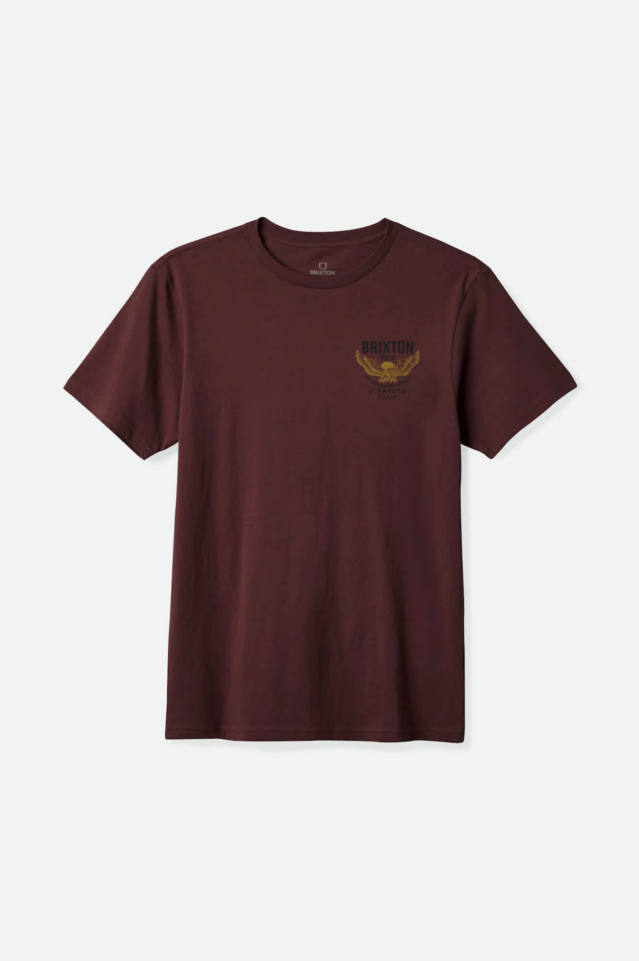 Men's Waller S/S Standard T-Shirt in the color Port Worn Wash - Front Product View