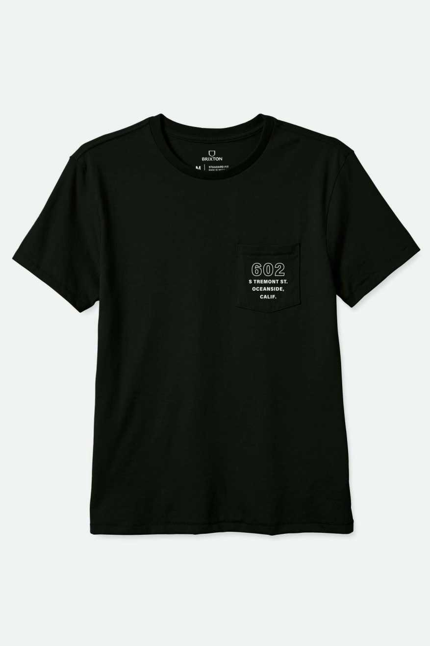 Haven S/S Tailored Pocket T-Shirt - Black