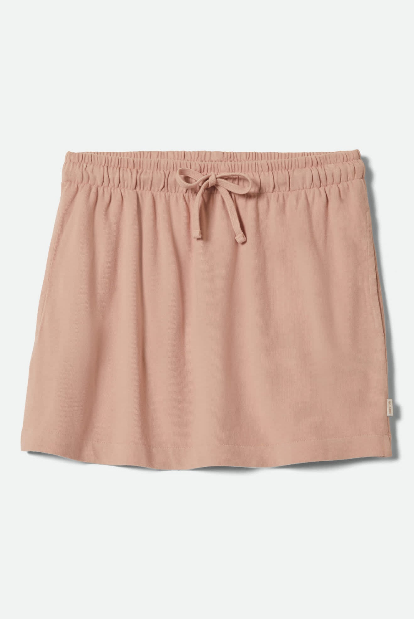 Women's Carefree Organic Garment Dye Lounge Short in the color Silver Pink - Front Product View