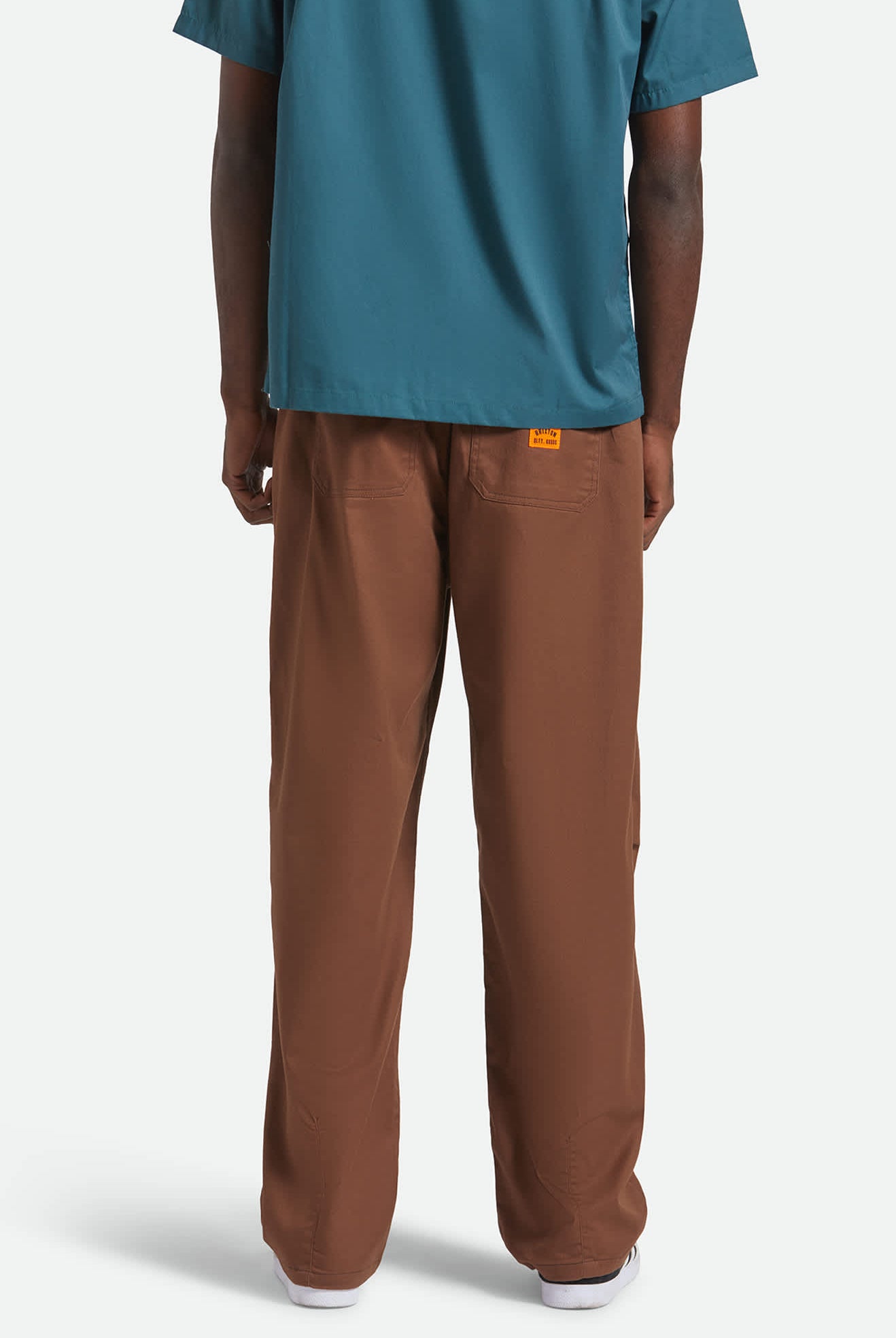 Men's Union Baggy Pant in the color Pinecone Brown - Men's Back View