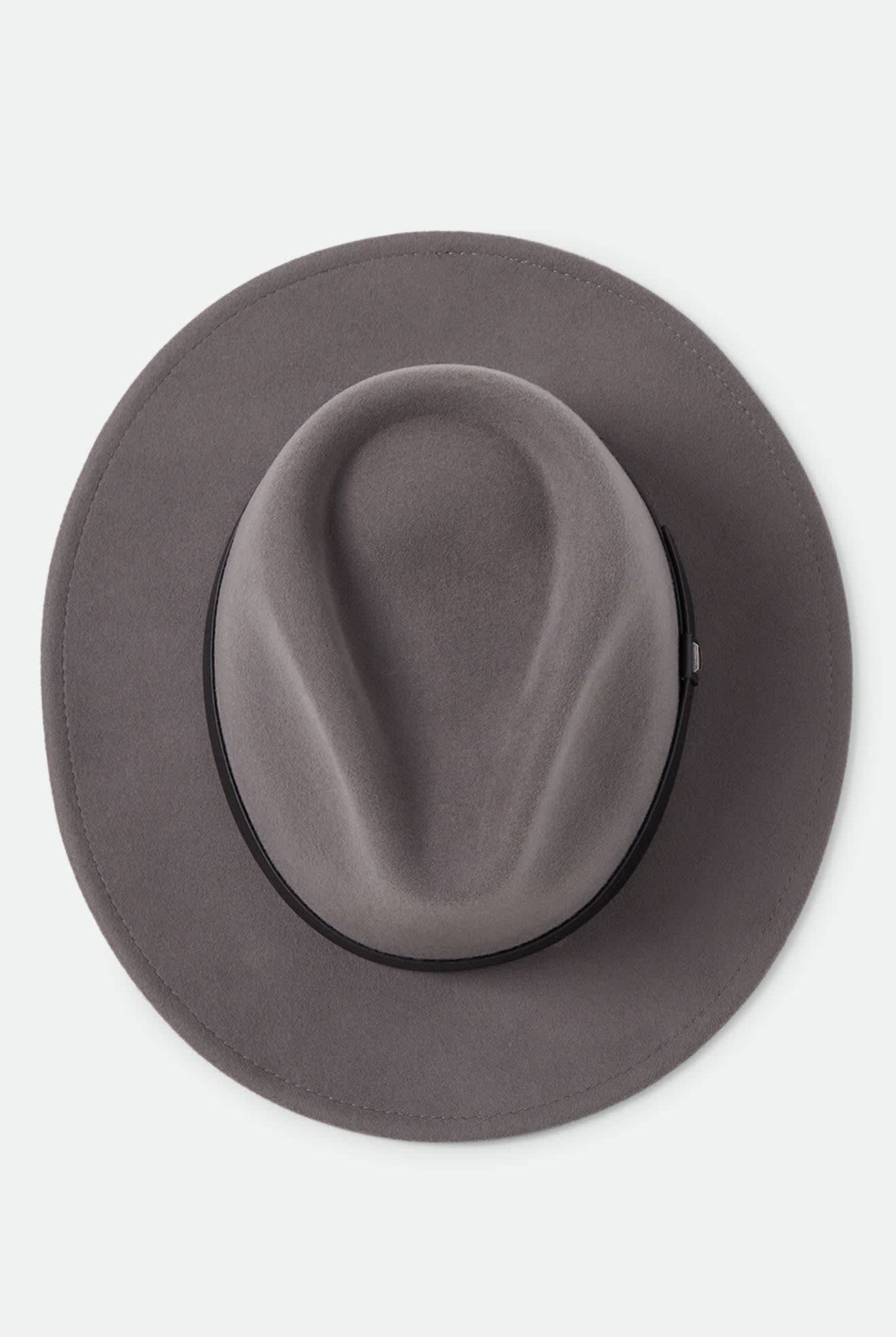 Unisex Messer Fedora in the color Grey/Grey - Additional Laydown image