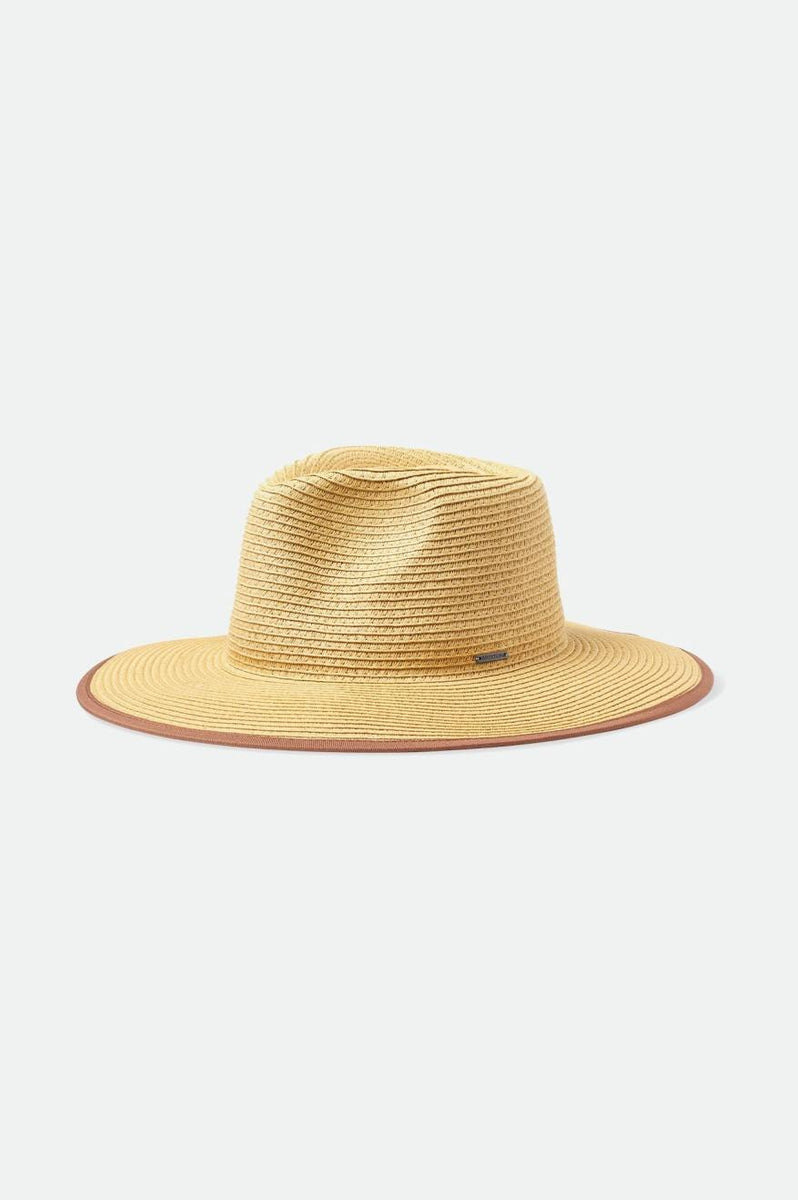 Unisex Santiago Straw Rancher Hat In The Color Natural Brixton