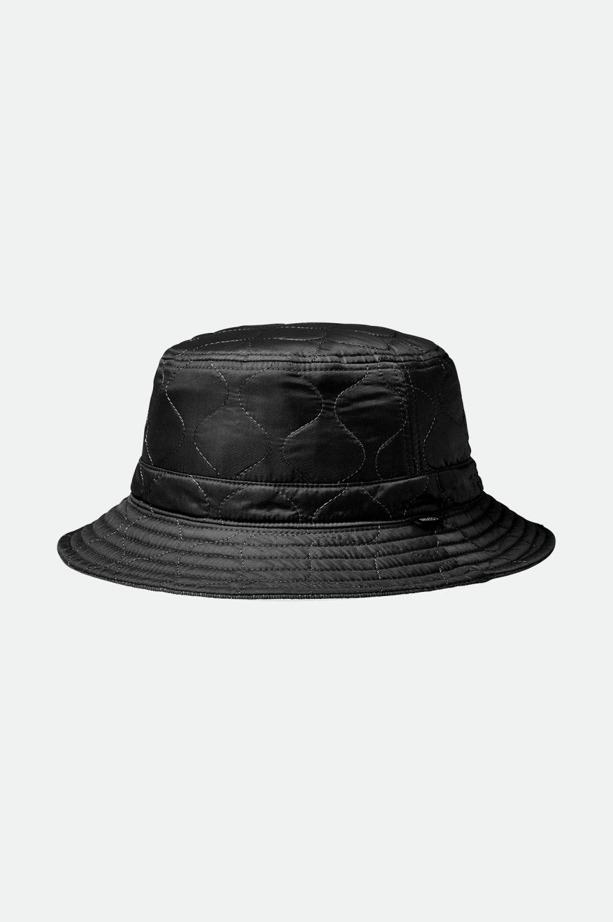 Abraham Reversible Bucket Hat - Black/Black