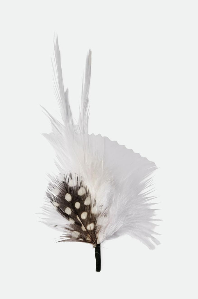 Brixton Brixton Hat Feather - White/Black
