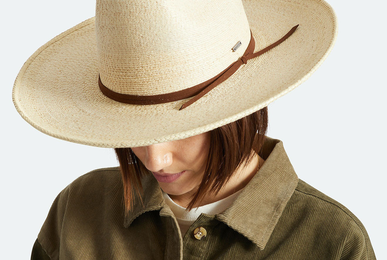 Everglades | Men Straw Palm Top Hat by American Hat Makers