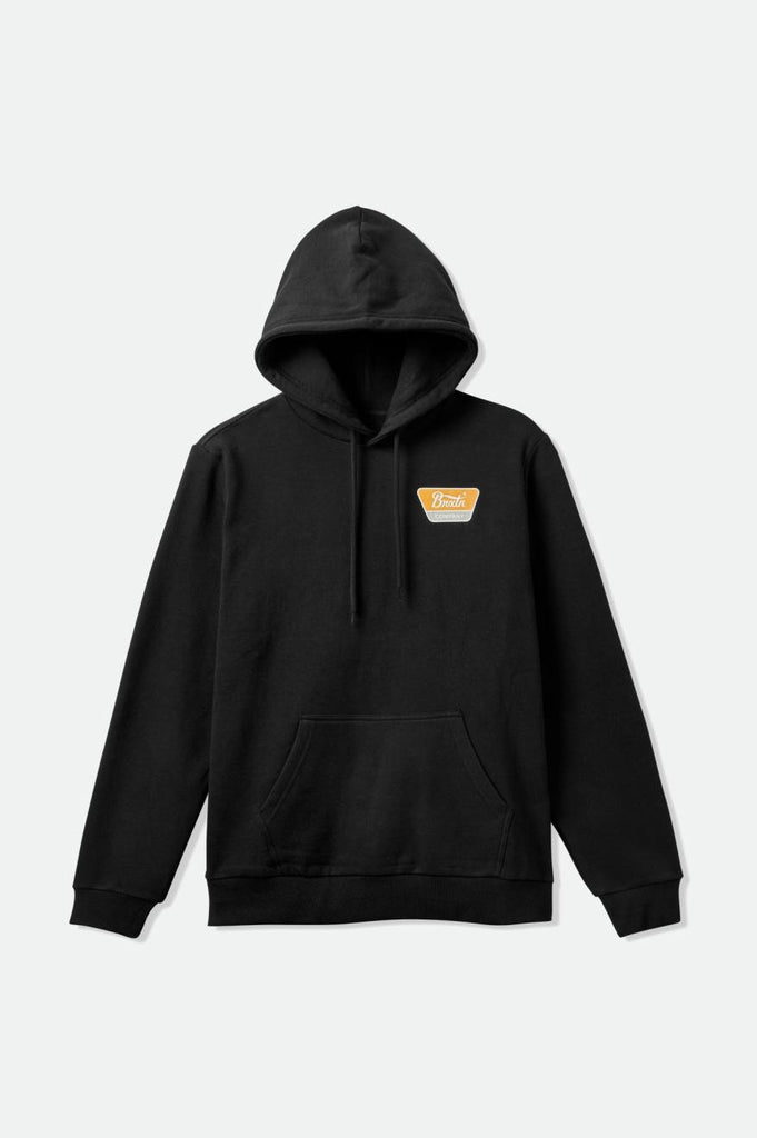 Brixton Linwood Fleece Hood - Black/Mustard