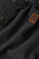 Men's Bowery Builders Ranch Performance Flannel in the color Black - Additional Laydown image
