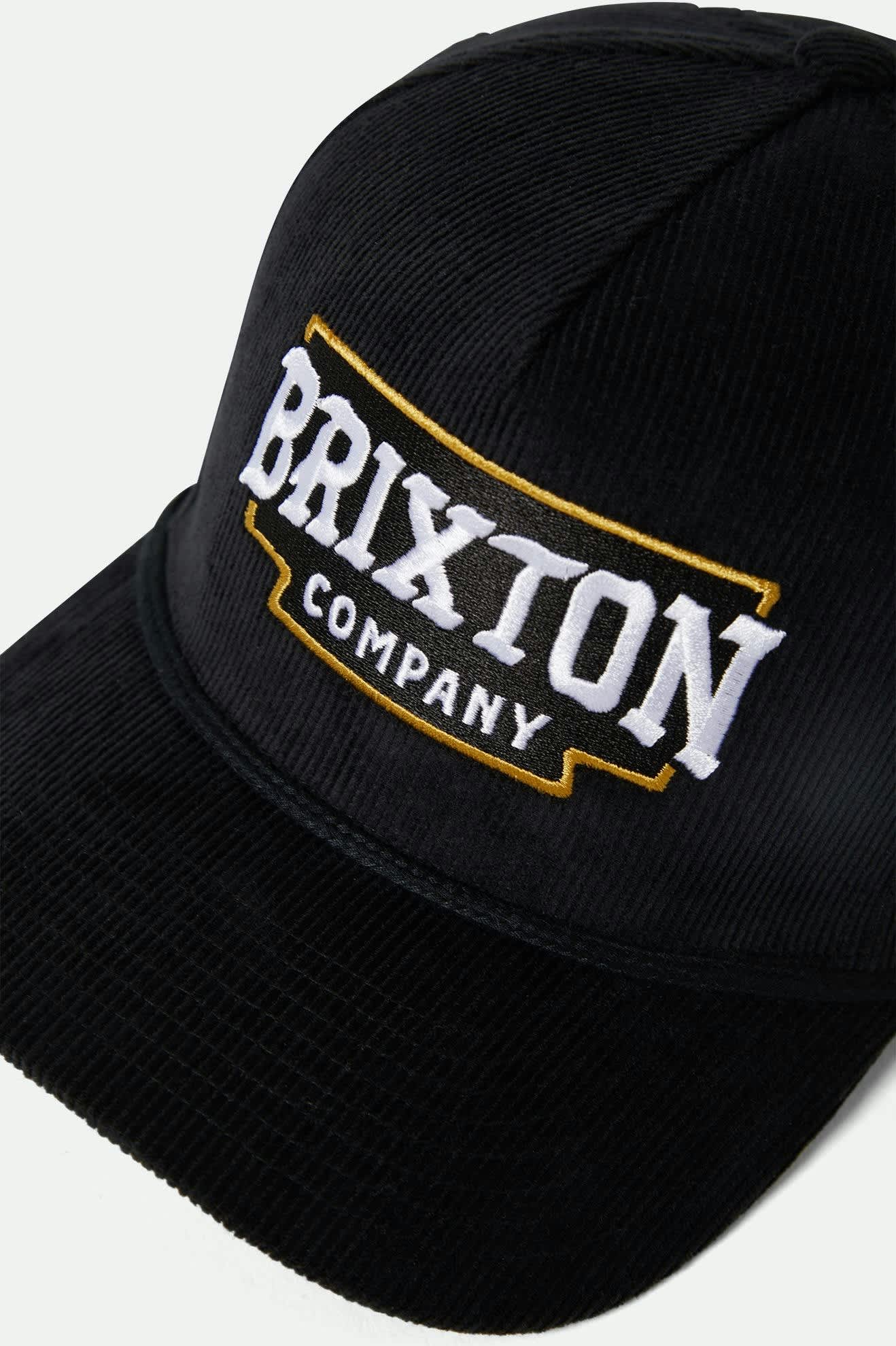 Unisex Pierson Netplus Snapback in the color Black - Additional Laydown image
