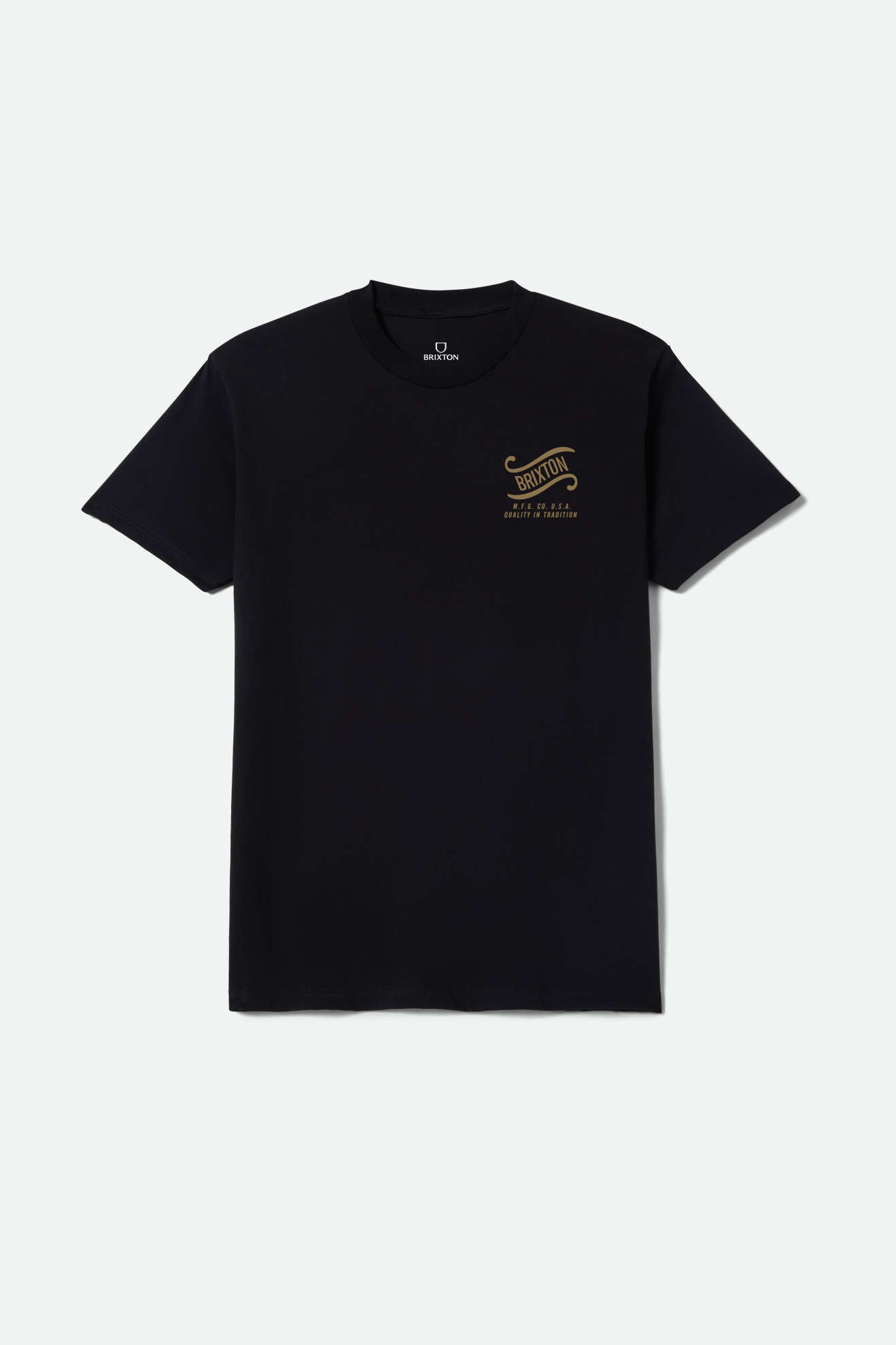 Men's Surge T-Shirt in the color Black - Front Product View