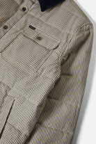 Men's Cass Jacket in the color Whitecap/Mood Indigo Hickory S - Additional Laydown image