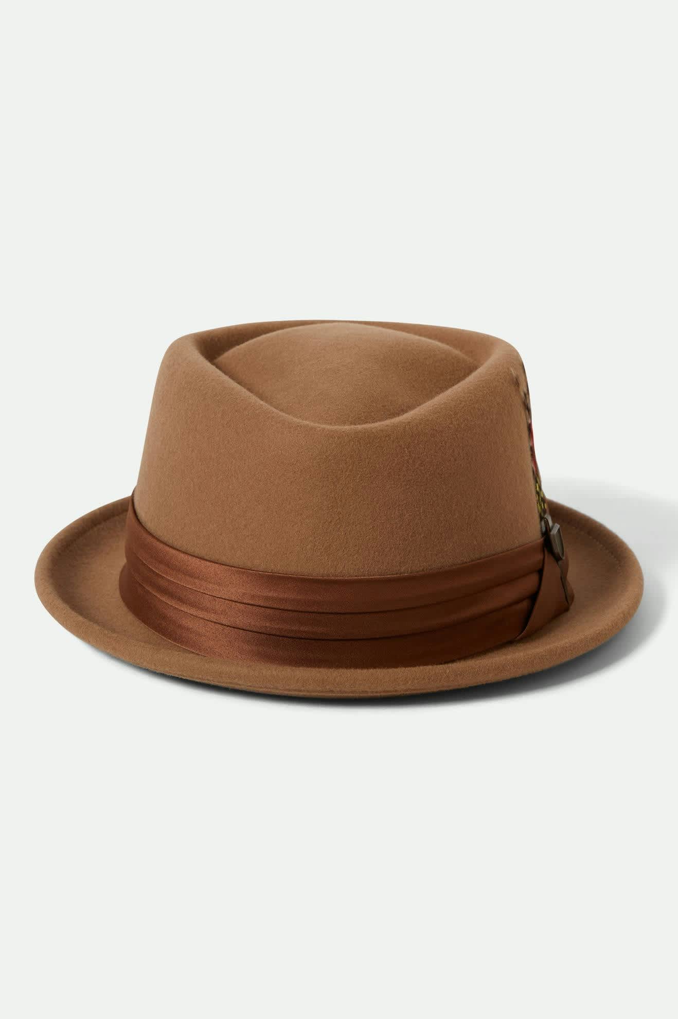 Unisex Stout Pork Pie in the color Tan - Additional Laydown image