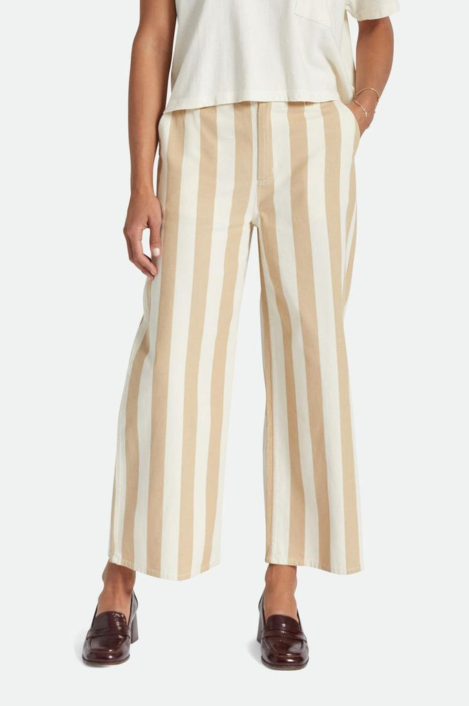 Brixton Victory Wide Leg Pant - Sand