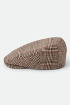 Unisex Hooligan Flat Cap in the color Brown/Tan/Red Plaid - Additional Laydown image