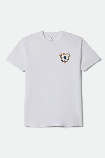 Men's Fraser Standard T-Shirt in White – Brixton