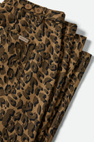 Women's Jane Utility Wide Leg Pant in the color Brown Cheetah - Additional Laydown image