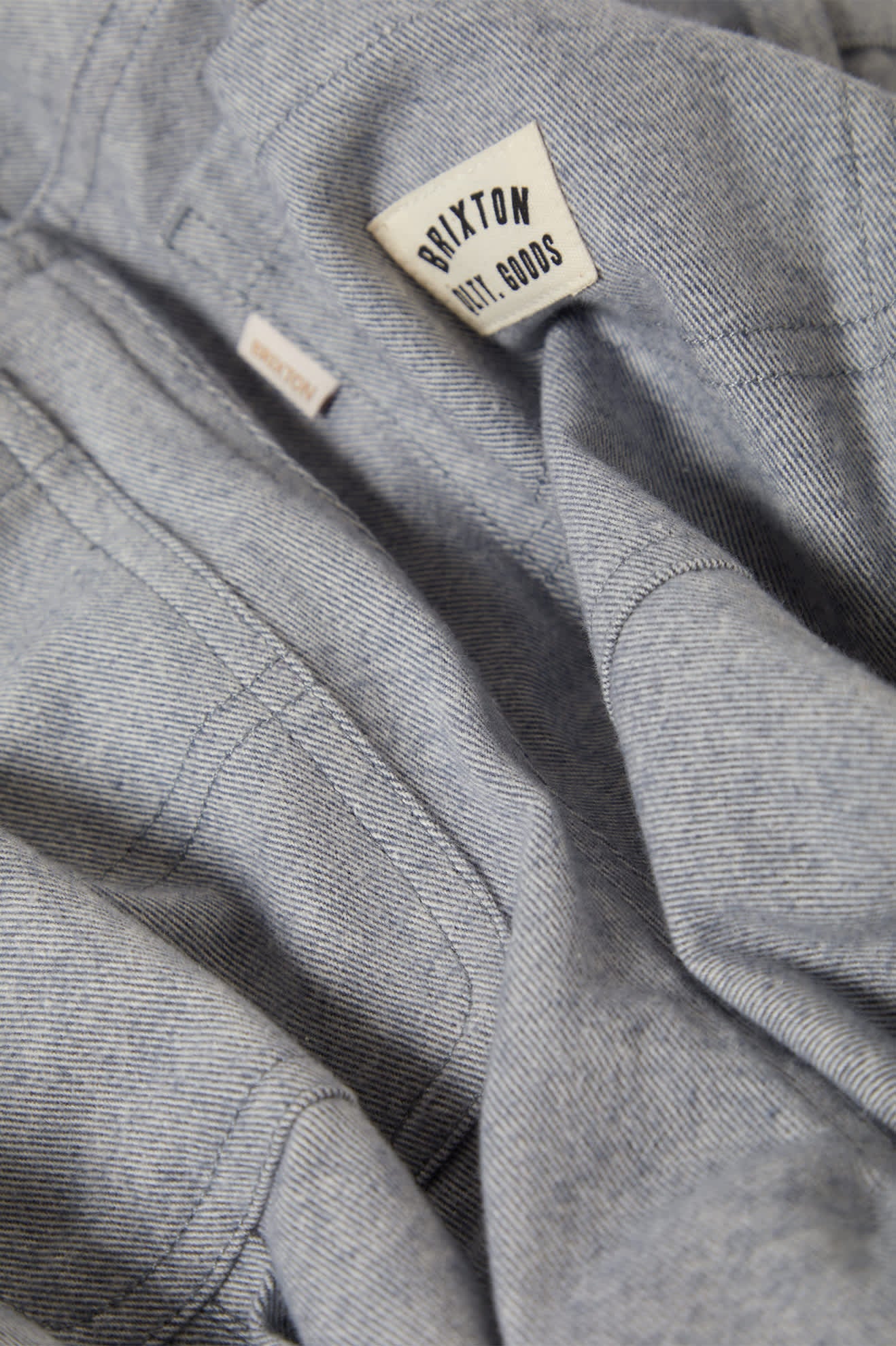 Women's Essex Patched Painter Pant in the color Brushed Blue - Additional Laydown image