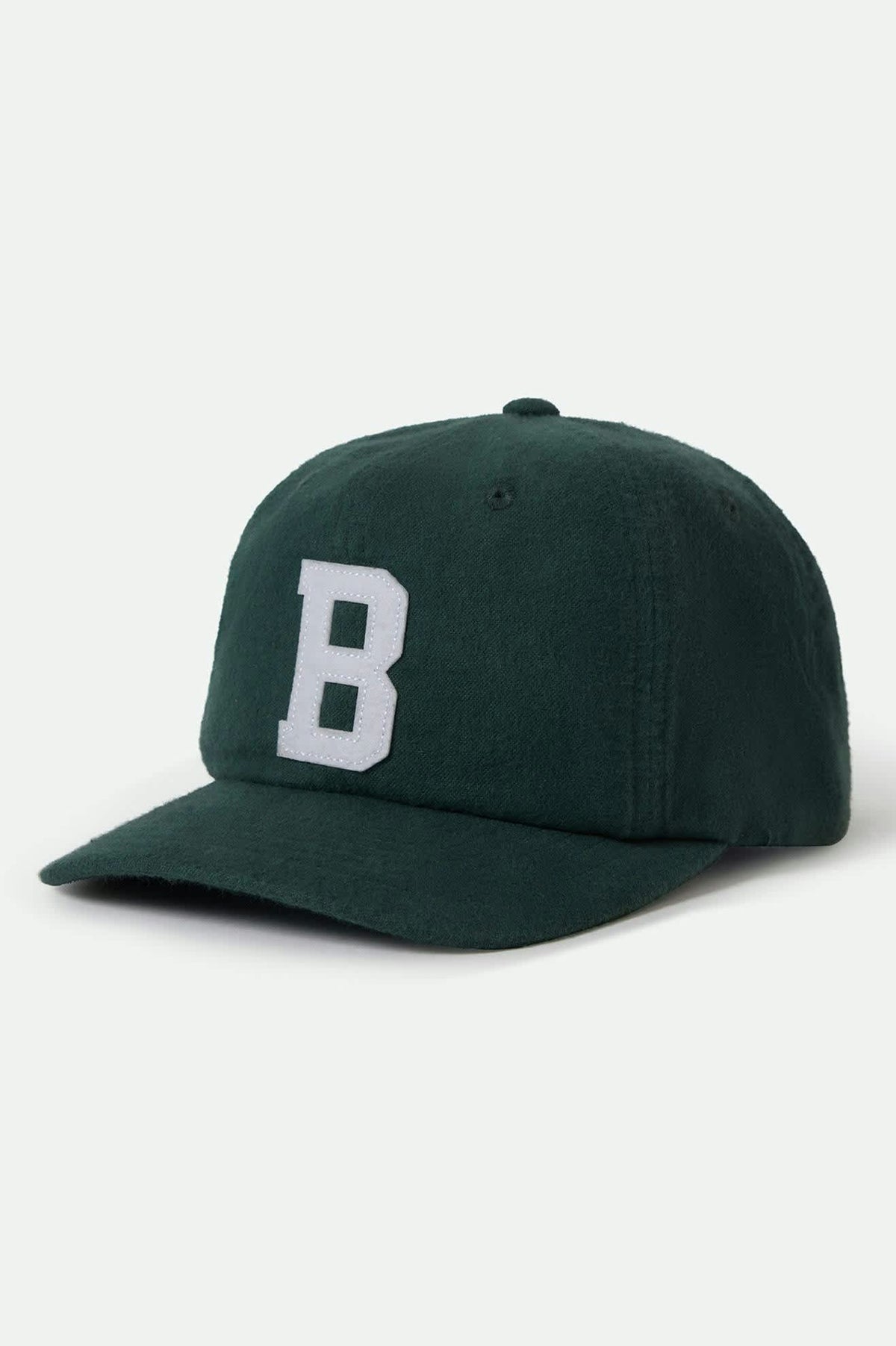 Unisex Big B Adjustable Hat in Deep Forest Flannel – Brixton display picture 1