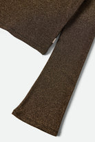 Women's Dolly Slim L/S Knit T-Shirt in the color Gold Metallic - Additional Laydown image