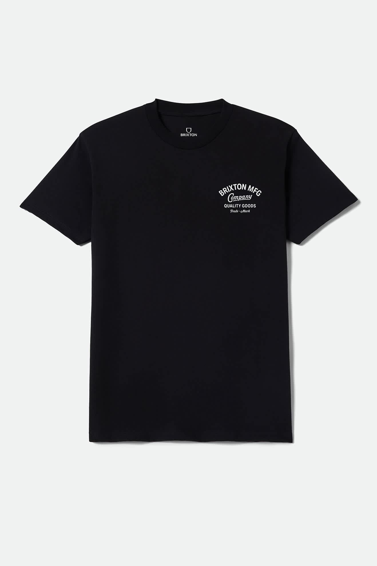 Men's Straton Standard T-Shirt in the color Black - Front Product View