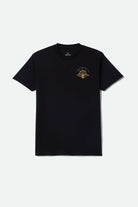 Men's Rudder T-Shirt in the color Black - Front Product View