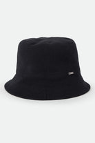 Unisex Redding Knit Packable Hat in the color Black/Black - Front Product View