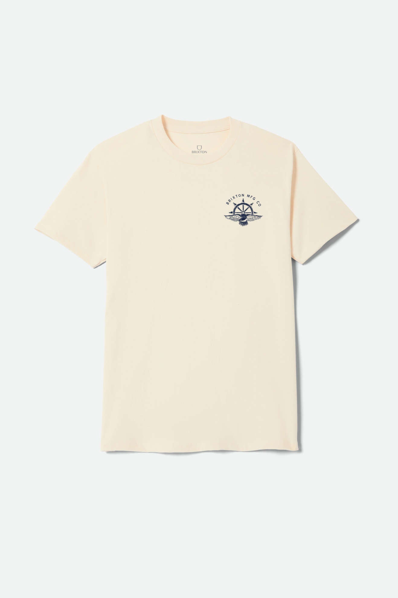 Men's Rudder T-Shirt in the color Cream - Front Product View
