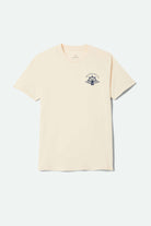 Men's Rudder T-Shirt in the color Cream - Front Product View