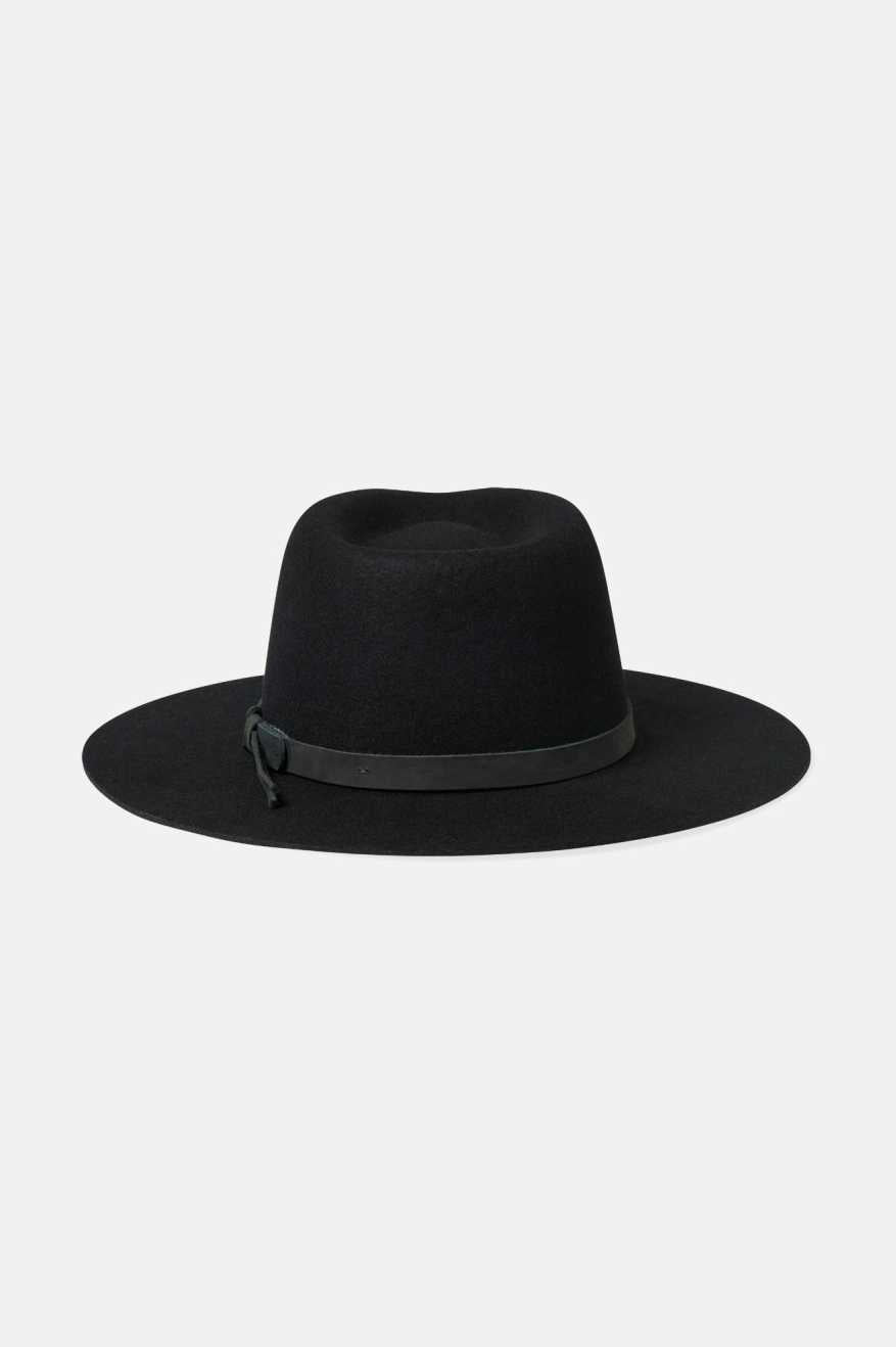 Unisex Hawkins Weather Guard Cowboy Hat in Black Brixton