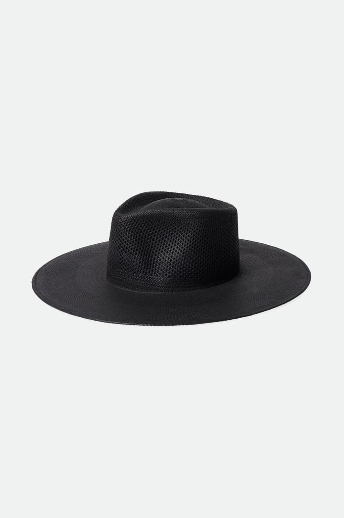 Brixton Jo Panama Straw Rancher Hat - Corondao Black