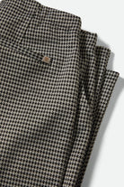 Women's Houndstooth Leisure Trouser in the color Winter White/Black - Additional Laydown image