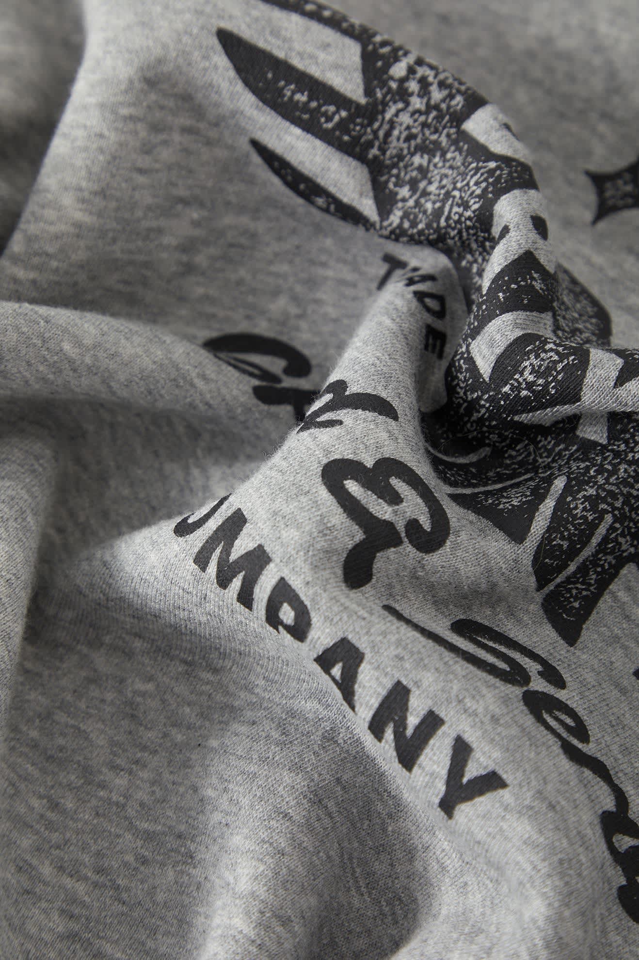 Men's Ewing Hood in the color Heather Grey - Additional Laydown image