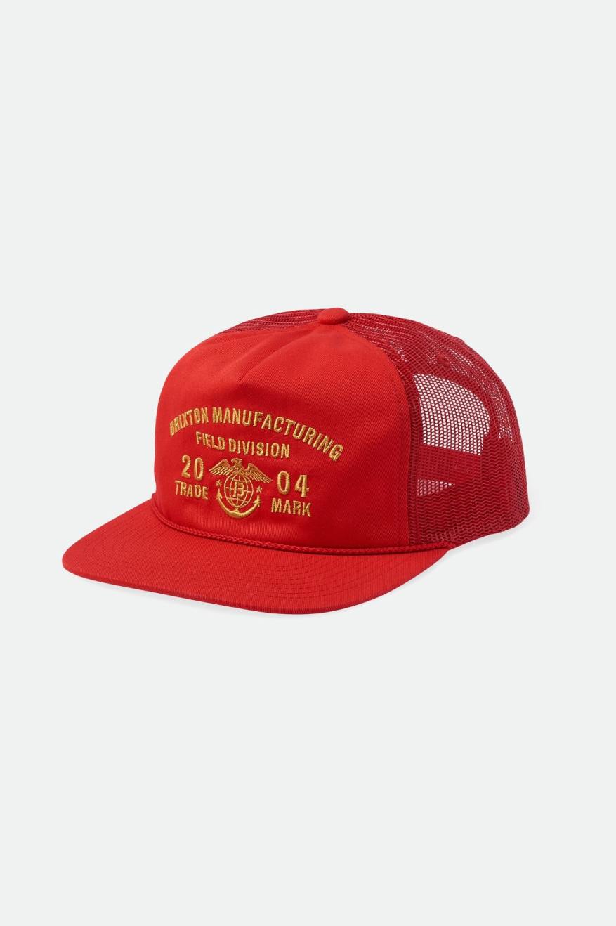Division MP Trucker Hat - Aloha Red/Aloha Red