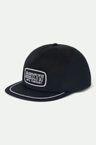 Unisex Telford Snapback in the color Black - Front Product View