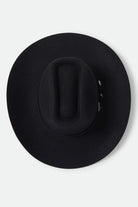Unisex Prescott Brick Top Cowboy Hat in the color Black - Additional Laydown image