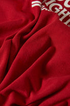 Women's Coors Light Racing Fitted T-Shirt in the color Coors Red - Additional Laydown image